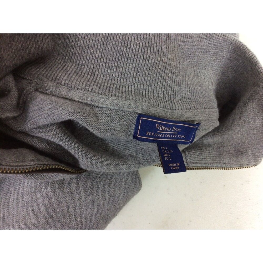 Wilkins Brothers Sweater 1/2 Zip Mens Large - Picture 6 of 8